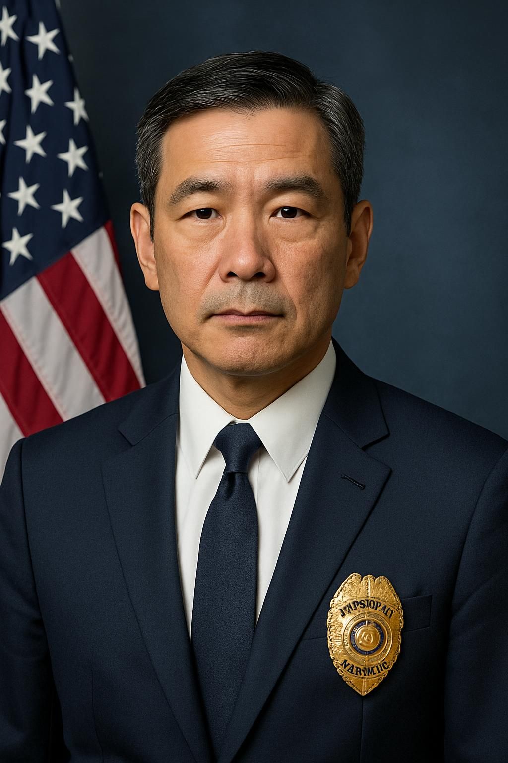 Official portrait of Detective Ichiro Suzuki